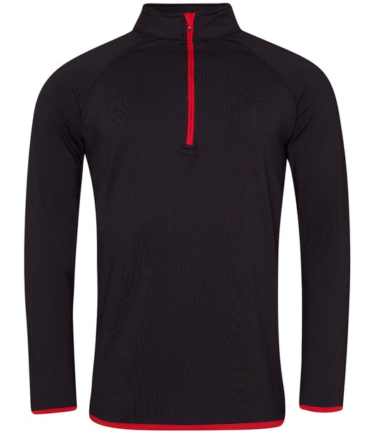 AWDis Mens Cool Half Zip Sweat Top- Wirral