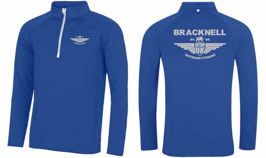 AWDis Mens Cool Half Zip Sweat Top- Bracknell