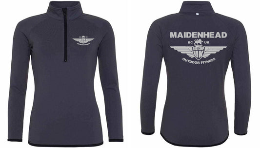 AWDis Mens Cool Half Zip Sweat Top- Maidenhead