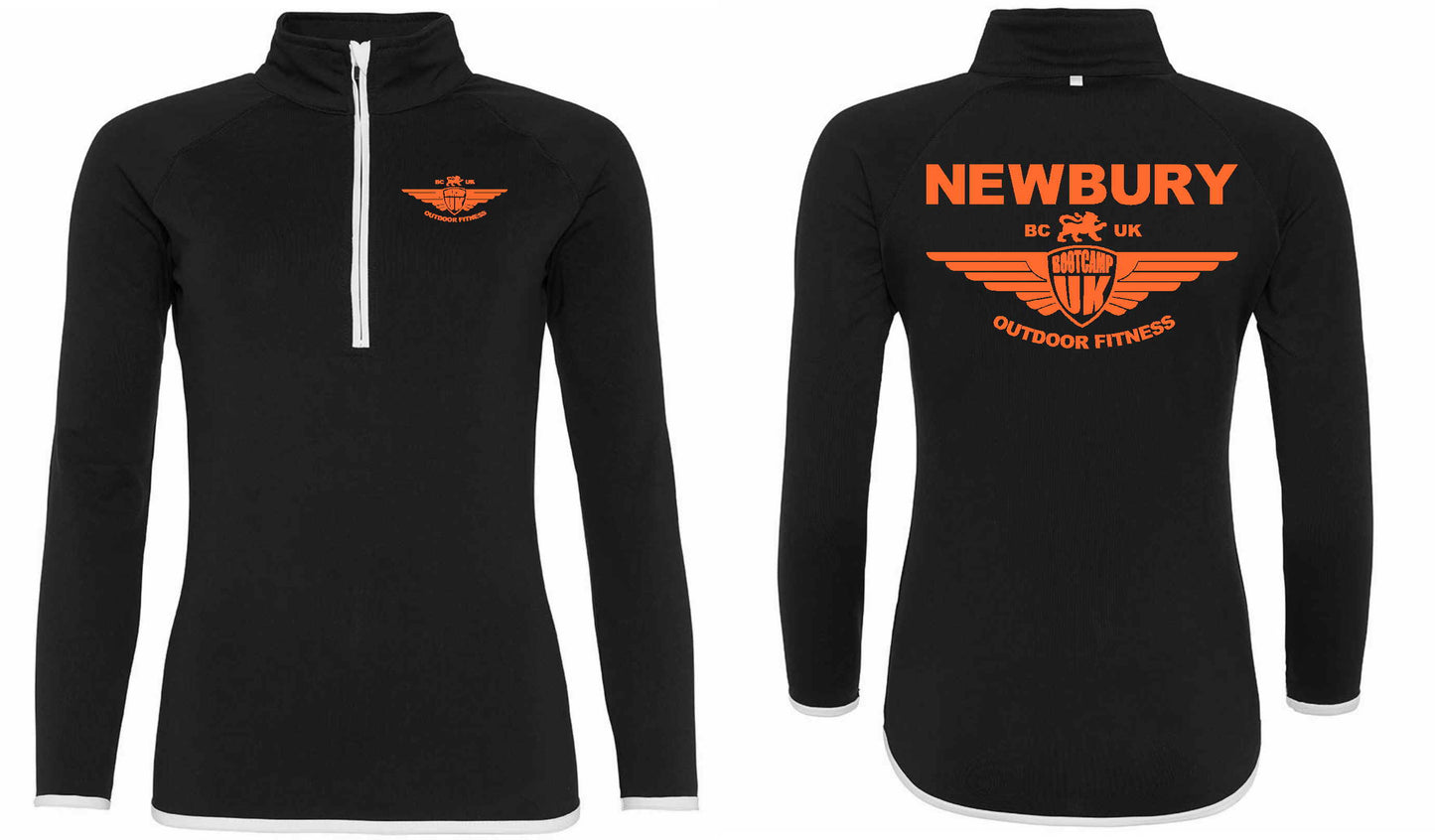 AWDis Mens Cool Half Zip Sweat Top- Newbury
