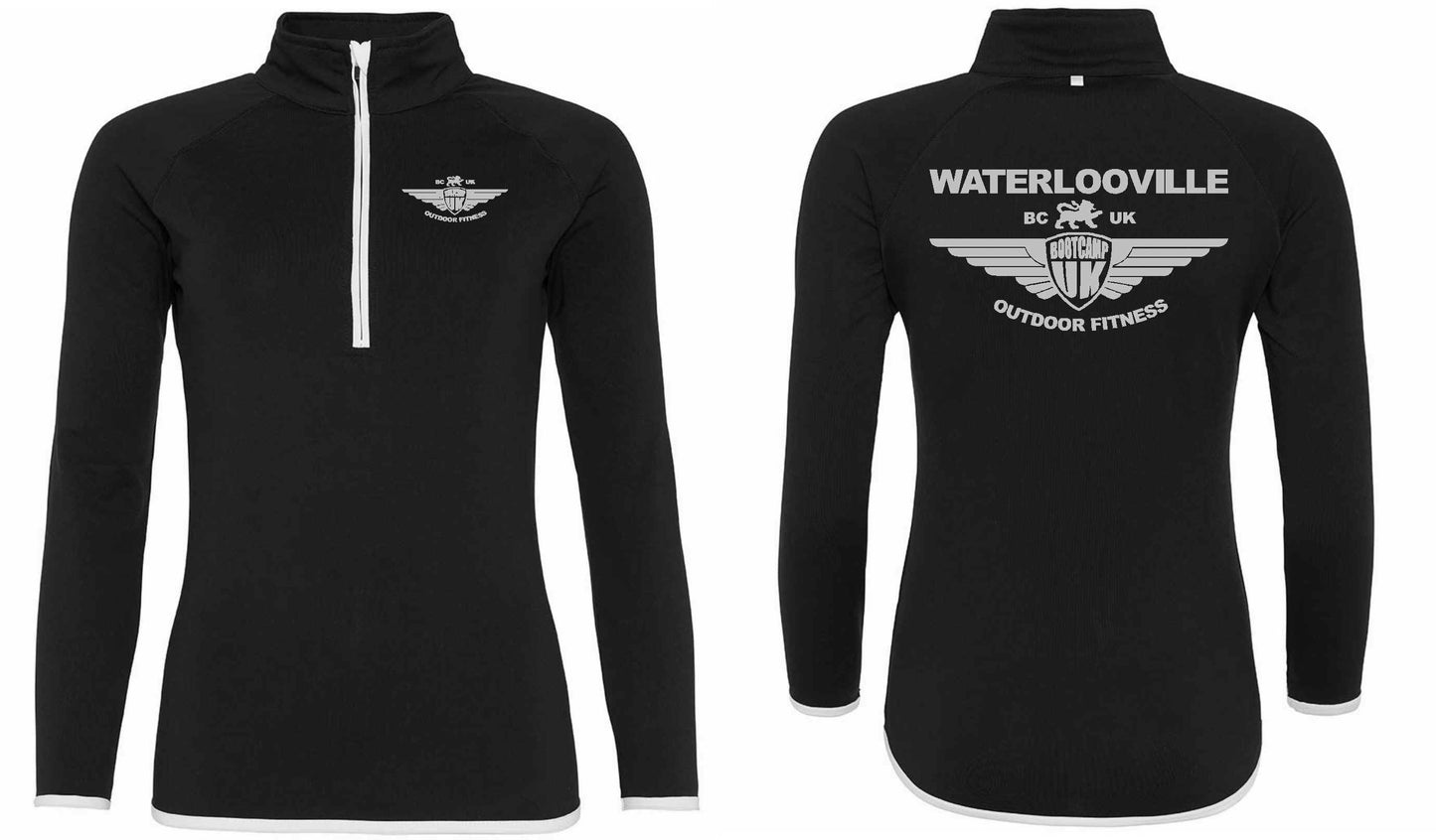 AWDis Ladies Cool Half Zip Sweat Top- Waterlooville