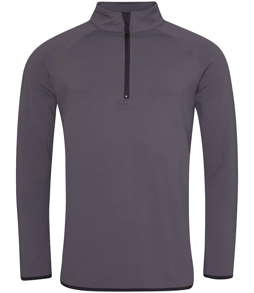AWDis Mens Cool Half Zip Sweat Top- Bognor Regis