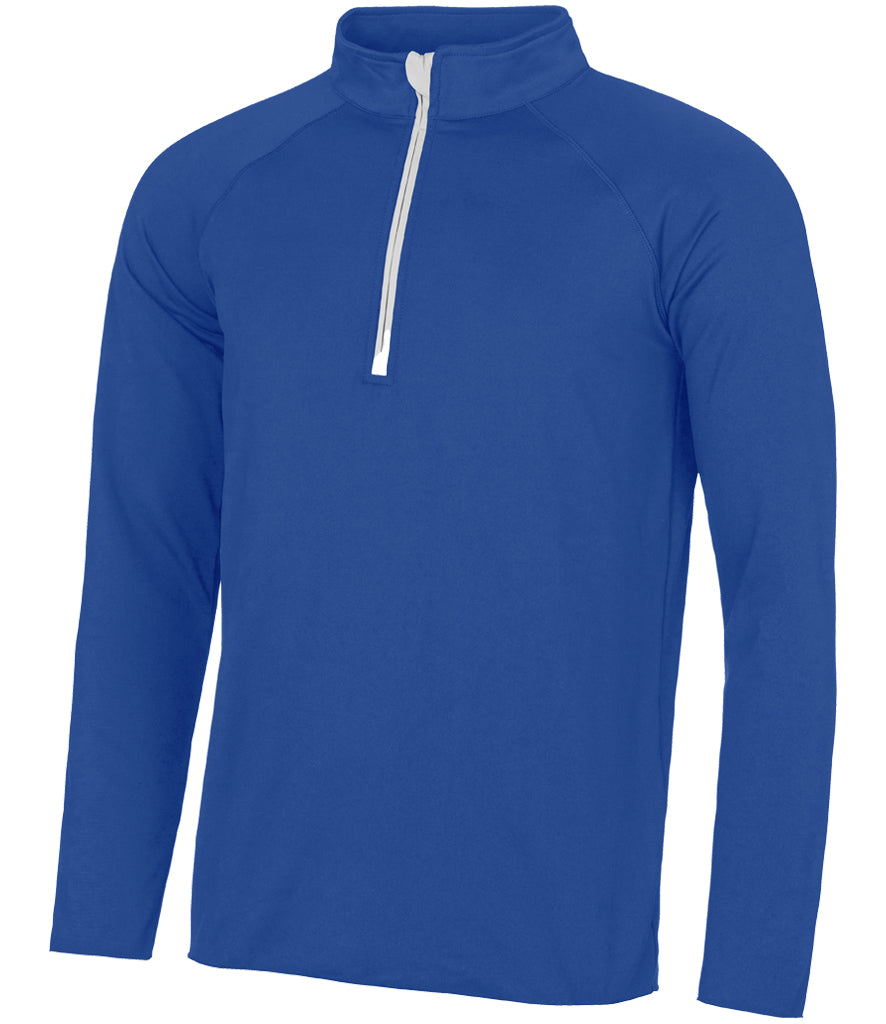 AWDis Mens Cool Half Zip Sweat Top- Bognor Regis